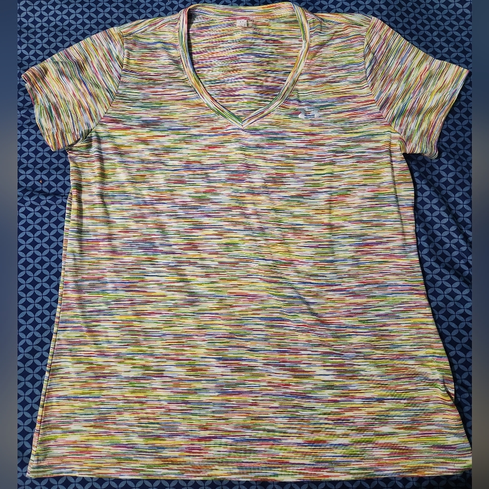 Under Armour Multicolor V-Neck Women's Top